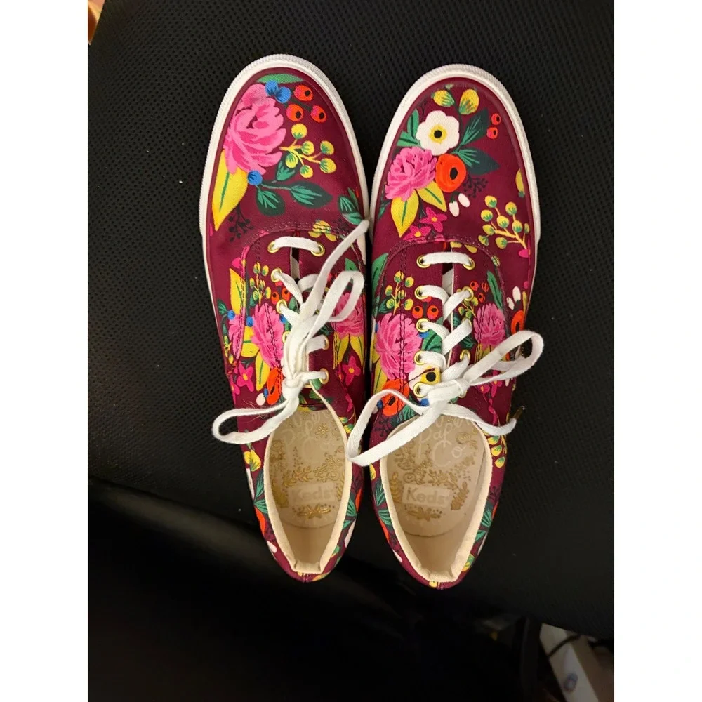 Keds x Rifle Paper Co.‎ Anchor Vintage Blossoms Sneakers 9.5